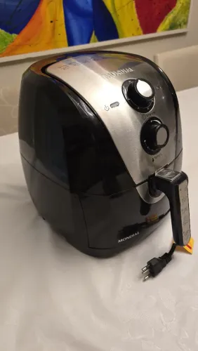 Air Fryer Mondial Grand Family Inox 5,5L 127V - Excelente estado