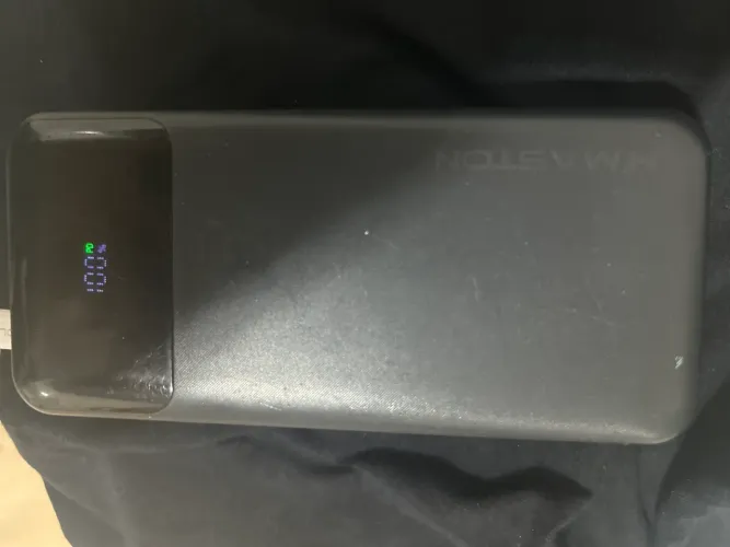 Carregador portátil funcionando 100% zero bala