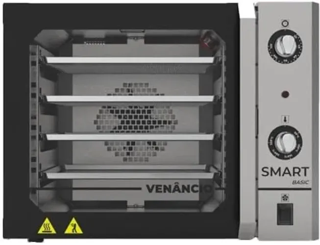 FORNO IND CONVECTOR SMART 4 ESTEIRAS INOX NOVO