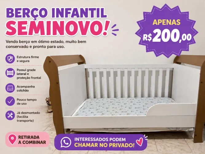 Berço infantil para venda