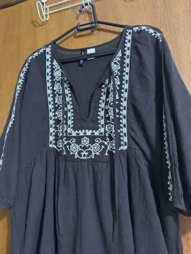 Vestido Boho Marrom 