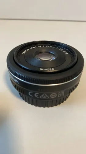 Lente Canon EF-S 24mm f/2.8 STM - Excelente estado