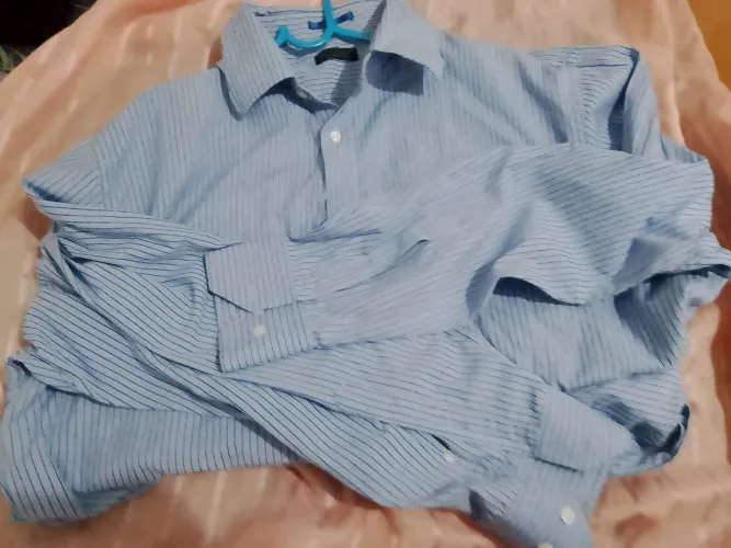 Camisa de Marca RICHARDS azul listrada