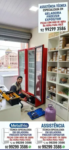 Técnico de expositor assistência da Metalfrio