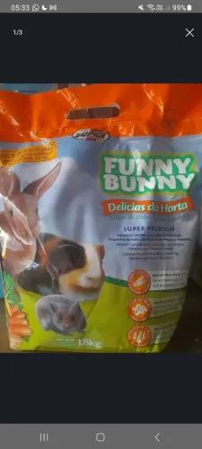 Ração Funny Bunny 1,8KG 
