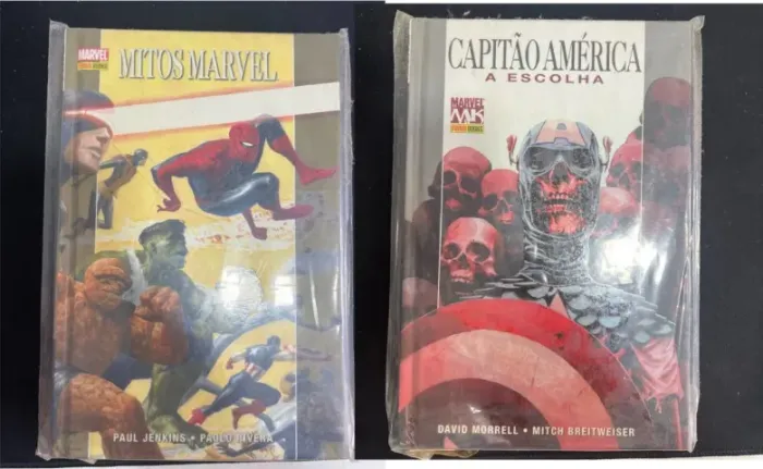 Combo Marvel Capa Dura - Mitos Marvel + Capitão América A Escolha