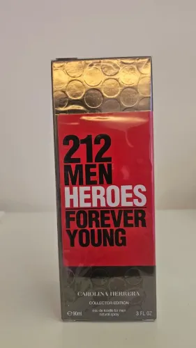 Perfume 212 Men Heroes Forever Young (Carolina Herrera) - 90 ml - Lacrado
