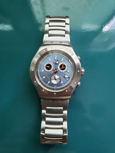 Relógio Swatch Irony Chronograph MAROCAN BLUES