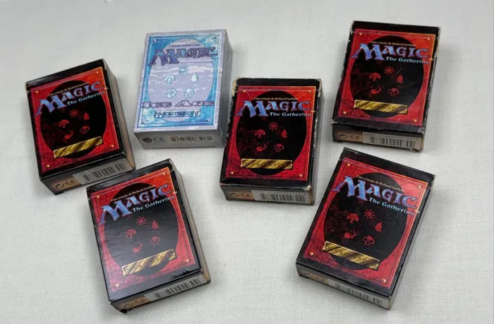 coleção magic the gathering com mais de 600 cartas mint/near mint, raridades, arn e ice