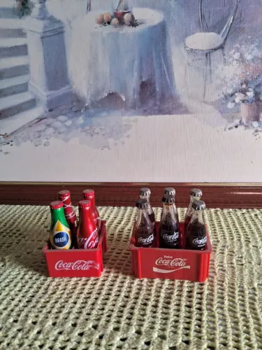 Antigas Miniaturas De Garrafinhas Da Coca-Cola 