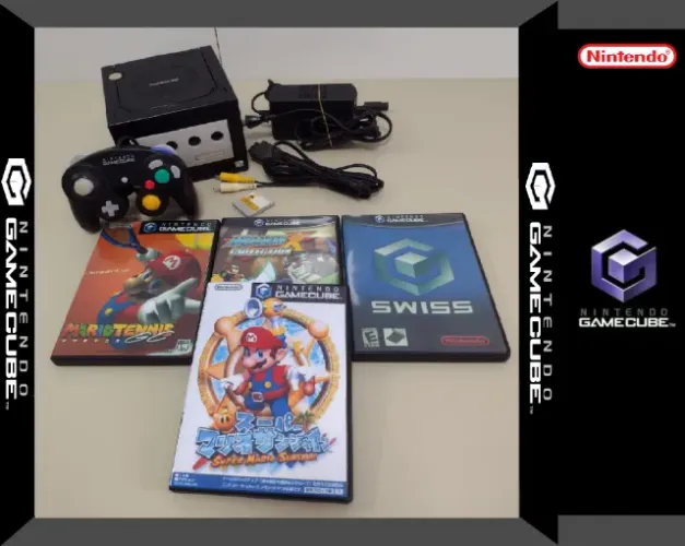 Nintendo Game Cube Com Xeno 2.0, Memory Card E 24 Jogos