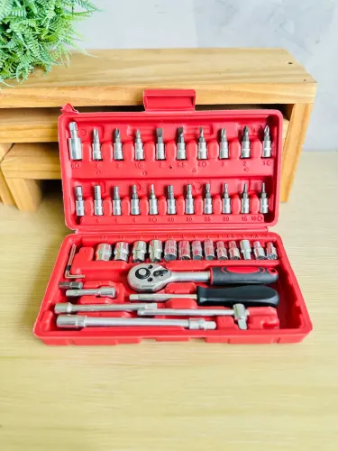 Maleta de Ferramentas 46 Peças | Kit Completo | Entrega Imediata