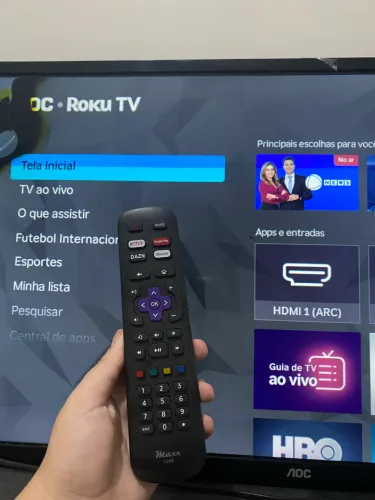 Vende-se tv smart AOC roku 32