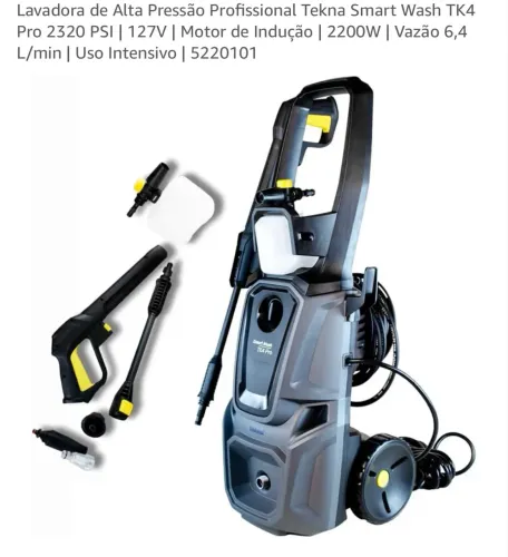 Lavadora de Alta Pressão Profissional Tekna 127volts.