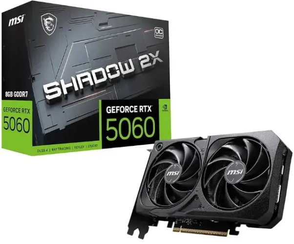 RTX 5060, MSI, SHADOW 2X - SOMOS LOJA