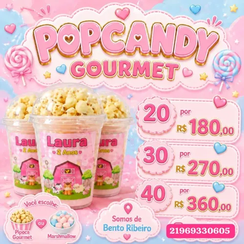 Kit popcandy gourmet