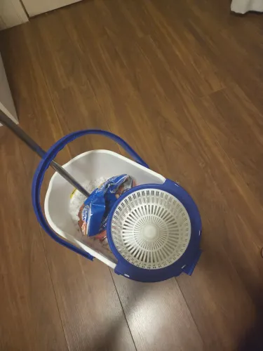 Kit mop+balde giratório+refil newpro