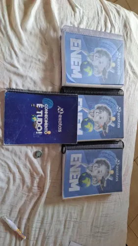Kit 3 Apostilas ENEM Pré-Vestibular Exatas 2023 - Completo