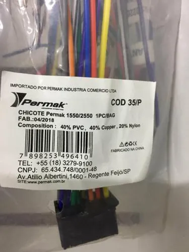 Plug Pioneer modelo 1550 e 2550 instalado