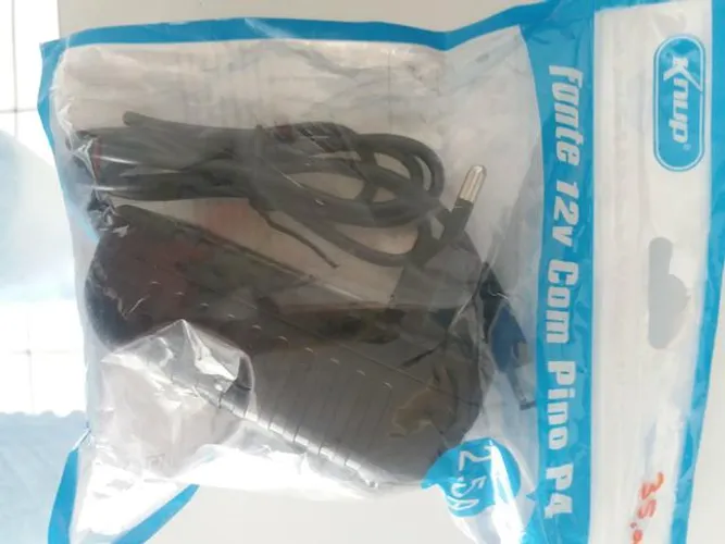 Fonte 12v com pino p4 2 amper