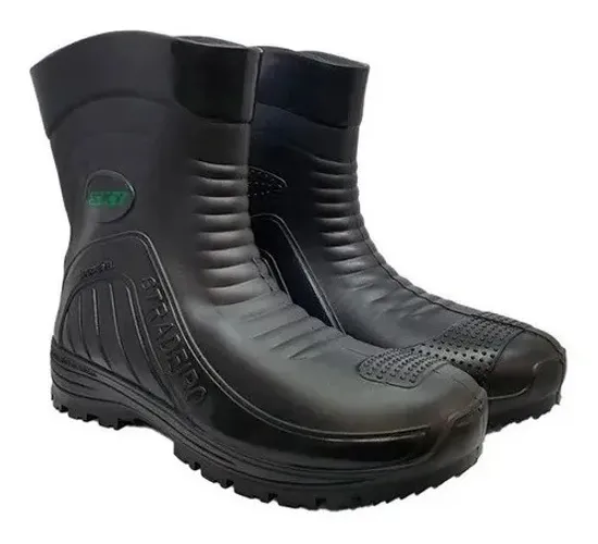 Bota Chuva Sky R Masculina Preta (Entrega Grátis)