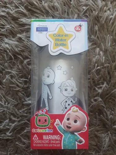 Garrafinha personalizável Nova - Importada<br>Vem a garrafinha e 4 canetinhas para pintar