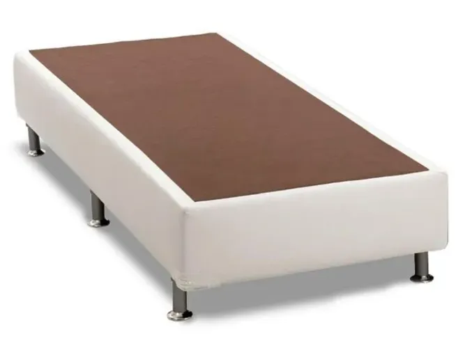 Base Sommier Solteiro Corino Branco Até 12x - Frete Grátis