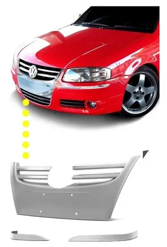 Grade cromada gol G4