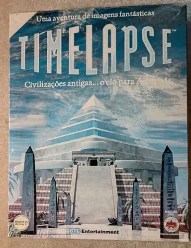 Timelapse - jogo de computador dos anos 90. 