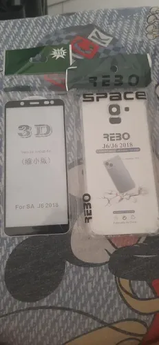 Capa TPU e película 3D para Samsung j6