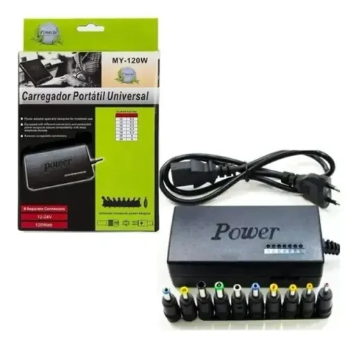 Carregador universal de notebook 