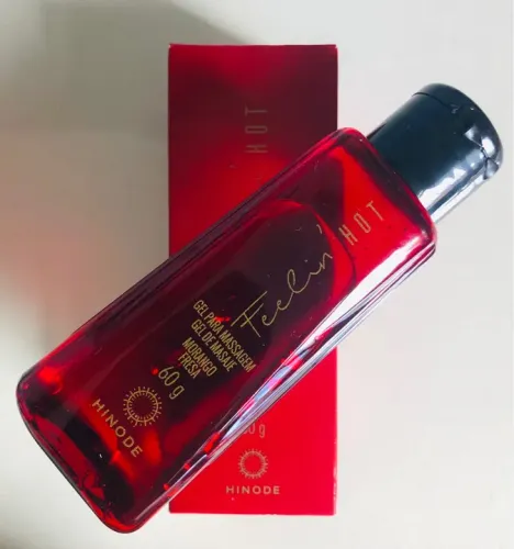 Gel Para Massagem Feelin Hot Morango 60ml