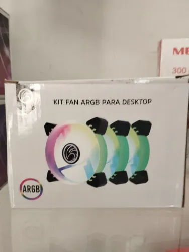 Kit Fan ARGB Para Desktop - Iluminação RGB