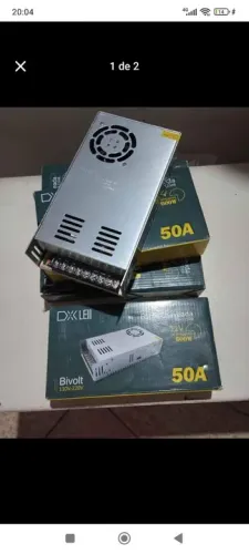 Fonte Chaveada 12V 50A 600W Bivolt