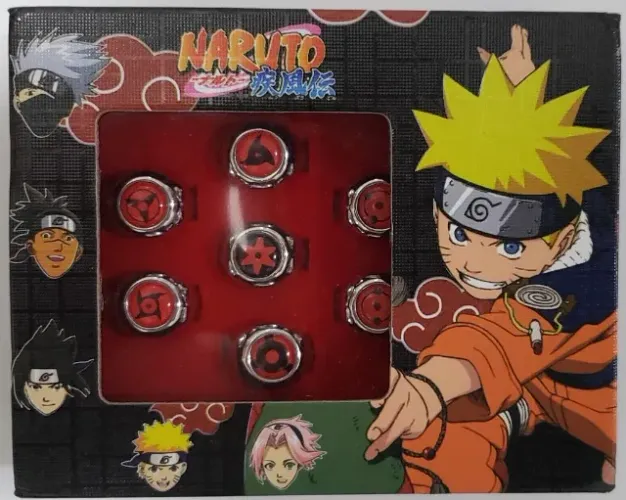 Anéis Naruto Sharingam