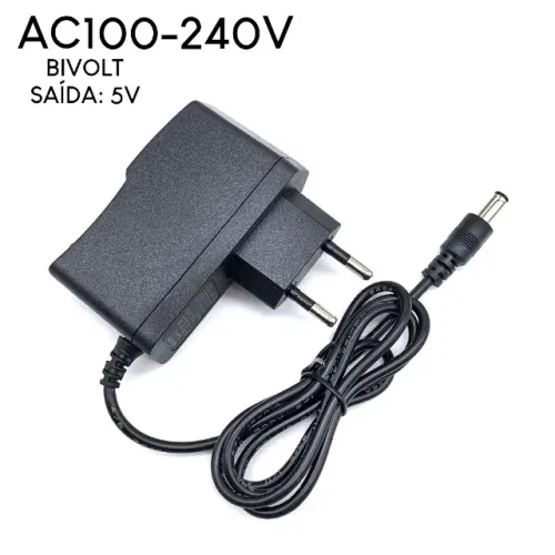 Fonte Alimentação 5v 2a Plug P4 5.5mm Bivolt para tv box