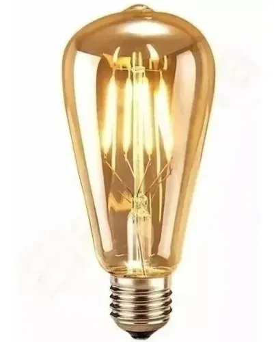 Oferta!!! Lâmpada Filamento Led Retrô Vintage Âmbar
