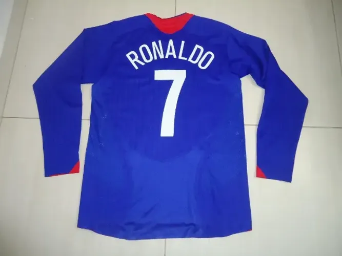 Camisa modelo de Jogo Manchester 05/06 Away - 7 Ronaldo