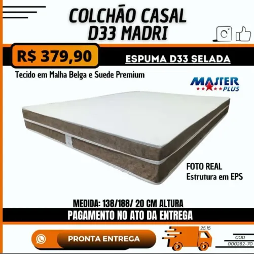 COLCHÃO CASAL D33 