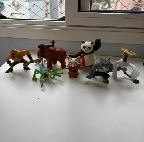 Bonecos kung fu panda, 22,00 cada boneco, ler descrição