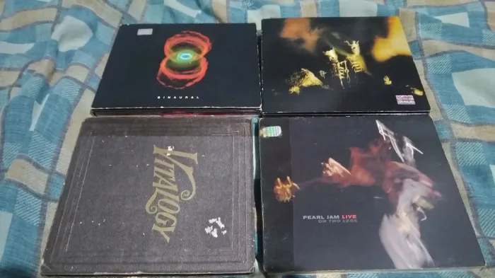 Pearl Jam - Vitalogy, binaural, riot act e Live on Two Legs cds