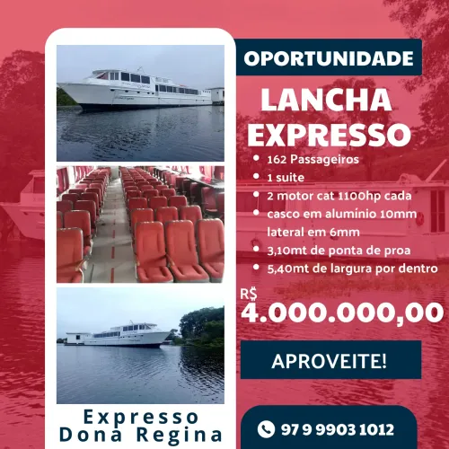 Lancha Expresso 162 passageiros