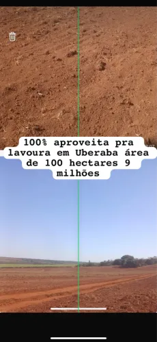 Fazenda em Uberaba 100% aproveita lavoura 