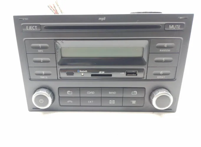 Rádio CD Player Volkswagen Golf 2.0 2009 N6qe035152d