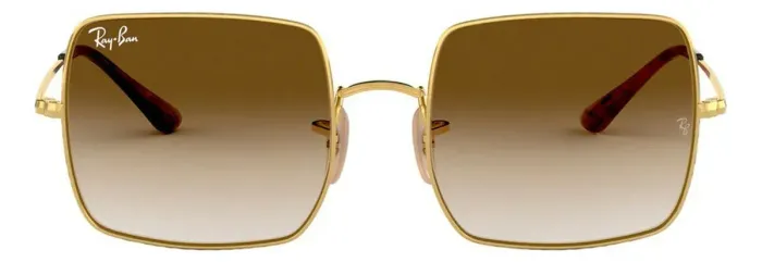 Óculos de sol ray ban square 1971 armação polished