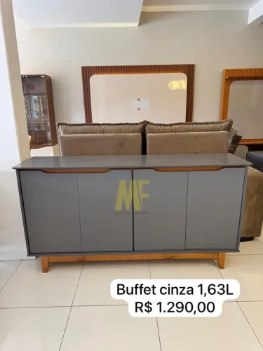 Buffet Cinza 1,60 m - Entregamos 