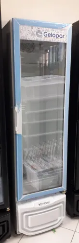 Visa Cooler branco expositor de bebidas 230 litros  - Gelopar - Sadi