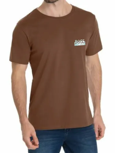 Camisa hugo boss marrom 