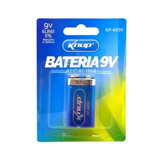 Bateria 9V 1UND Knup KP-AK9V - WZetta