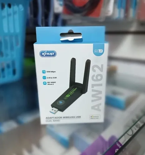Adaptador Wi-Fi 5g e 4g USB Dual Band Knup  - entrega grátis em São Luís 
